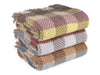 Random Check Celtic Weave Recycled Wool Throw