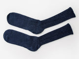 Mohair Socks - Navy