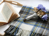 Tartan Pure New Wool Blanket - Muted Blue Stewart