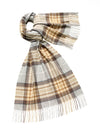 Tartan Lambswool Wide Scarf - McKellar