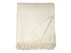 Clova Merino Lambswool Throw - Snowcap