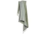 Dartmoor Reversible Pure New Wool Throw - Ice Green