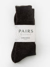 Undyed Alpaca Socks - Charcoal
