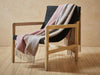 Dartmoor Reversible Pure New Wool Throw - Sunken Pink