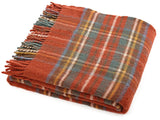 Tartan Pure New Wool Blanket - Antique Royal Stewart