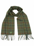 Plaid Lambswool Scarf - Green