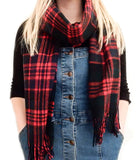 Tartan Lambswool Wide Scarf - Macdonald