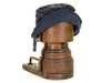 Tweed Wax Cloche Hat - Navy