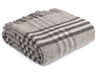 Hex Pure New Wool Throw - Charcoal