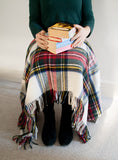 Tartan Pure New Wool Blanket - Dress Stewart